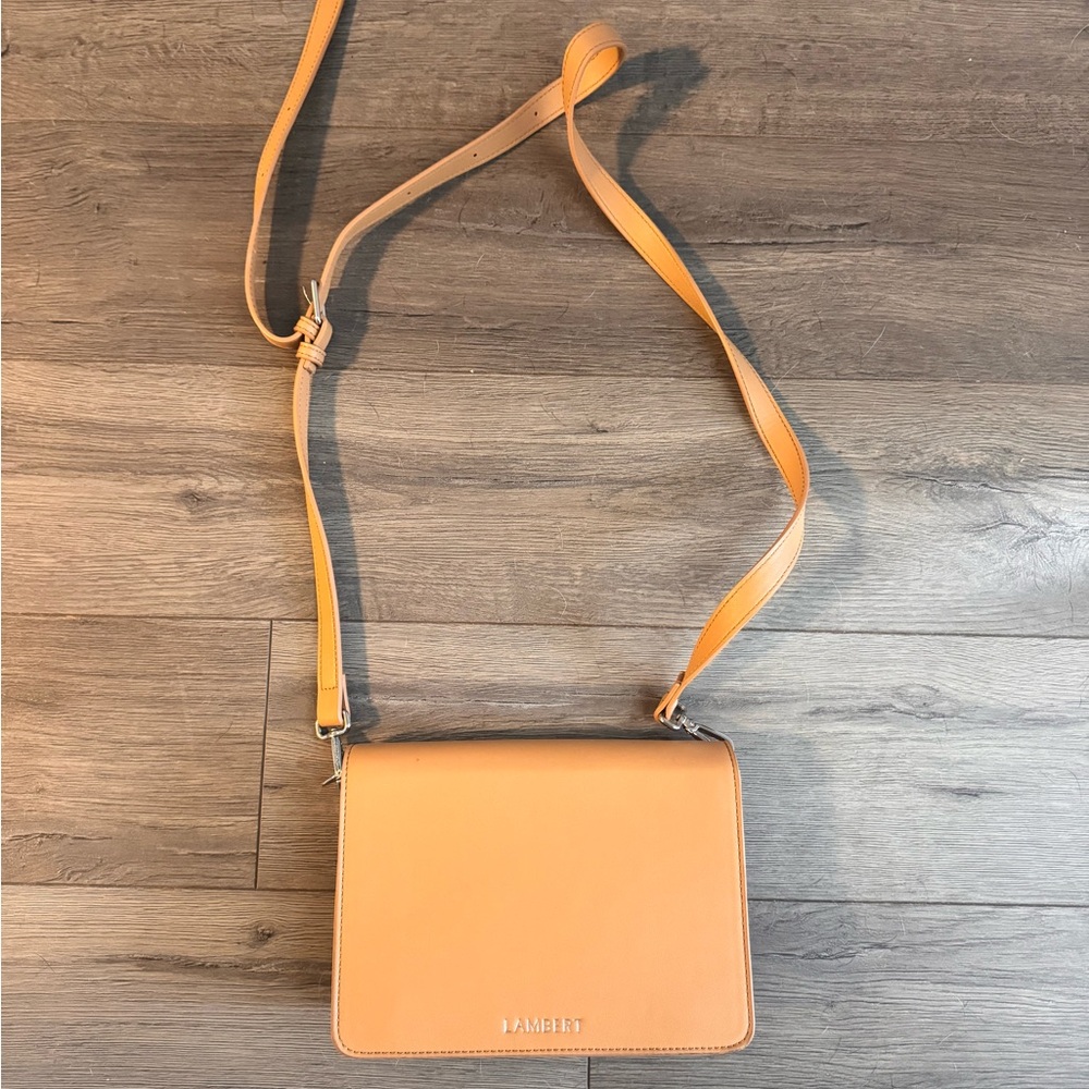 Lambert Tan Crossbody Bag (very good condition)